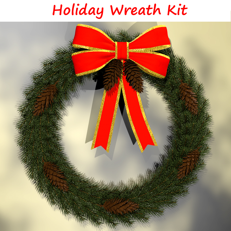 2011 Holiday Collection Evergreen Wreath by N/A