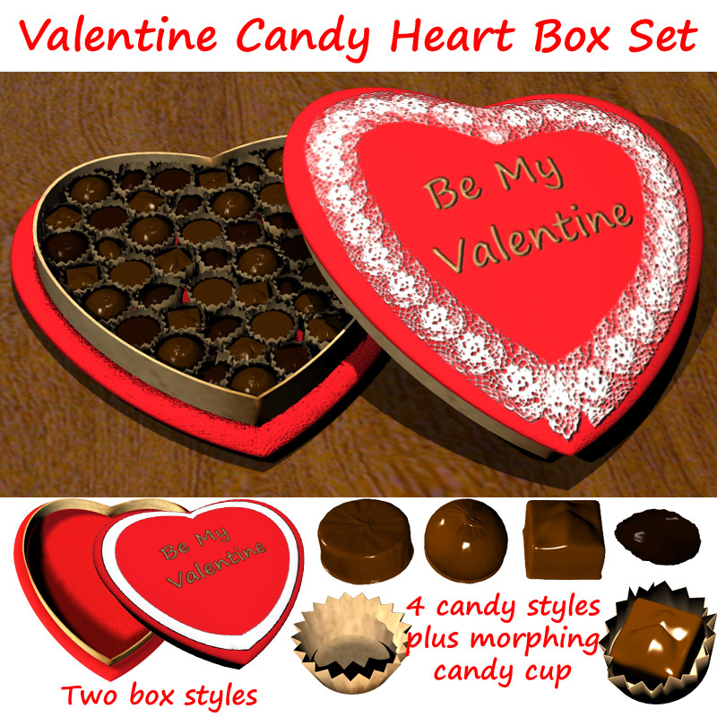 Valentine Heart Candy Box by N/A