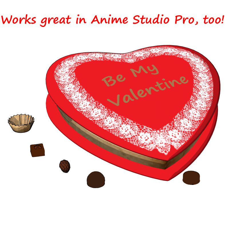 Valentine Heart Candy Box by N/A