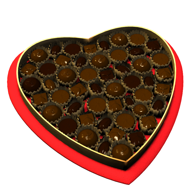 Valentine Heart Candy Box by N/A