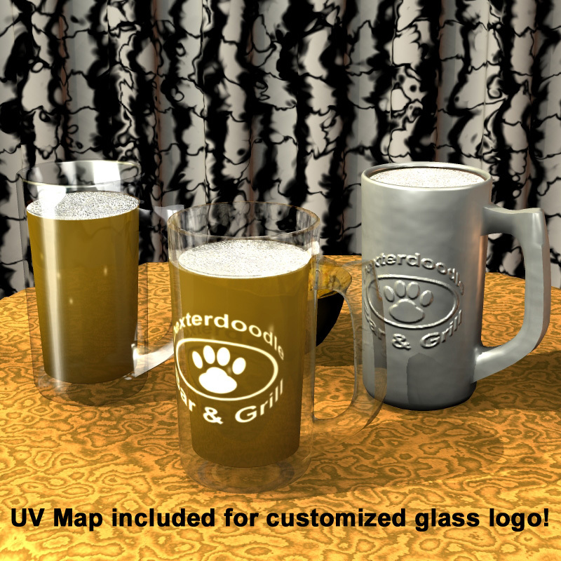 Beer Mug (rigged) by N/A