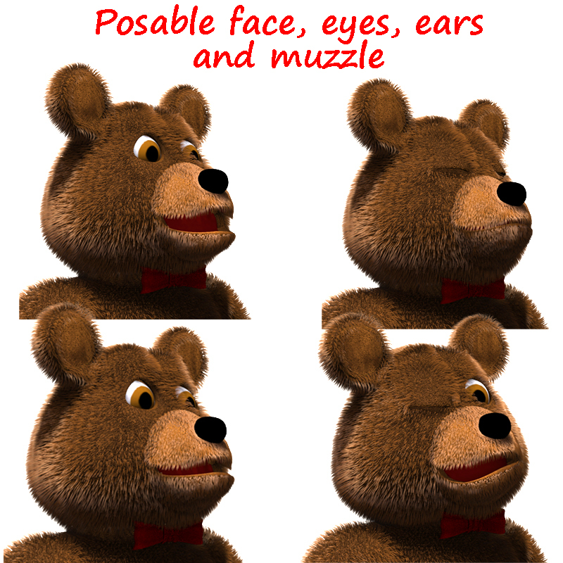Grizzly Bear Character by N/A