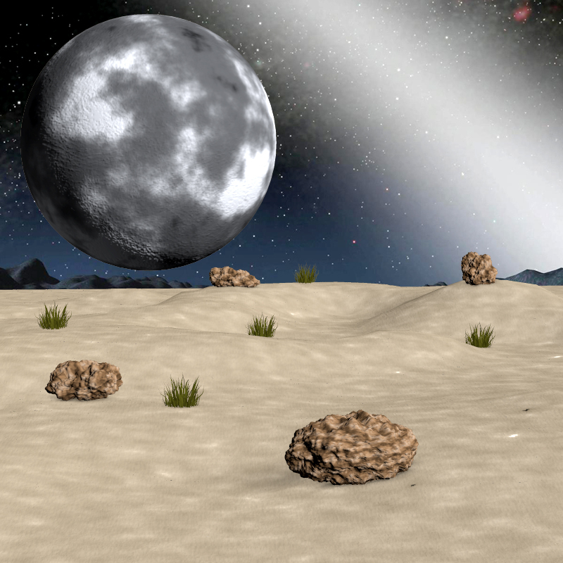 Asteroid, Cloud and Rock Set by N/A