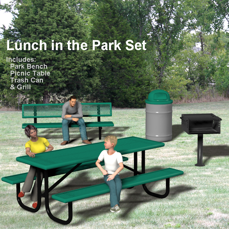 Lunch in the Park Set by N/A