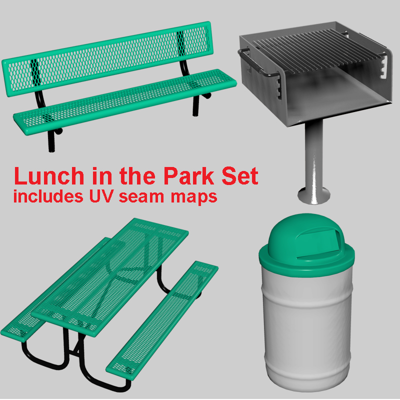 Lunch in the Park Set by N/A