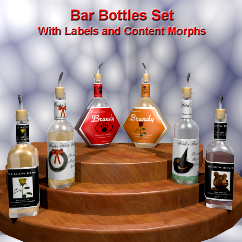 Barware Morphing Bottle Set by N/A