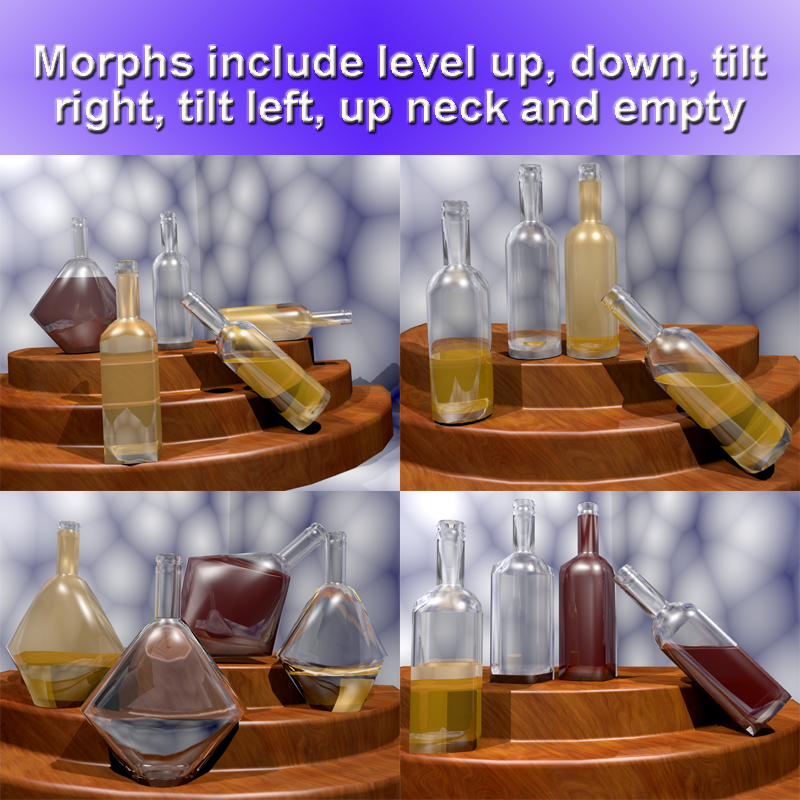 Barware Morphing Bottle Set by N/A