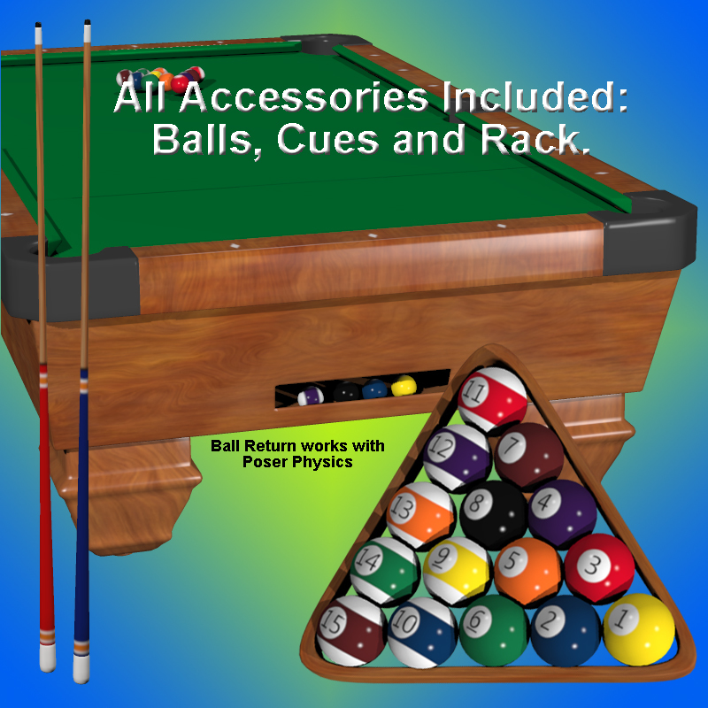 Billiard Table Set by N/A