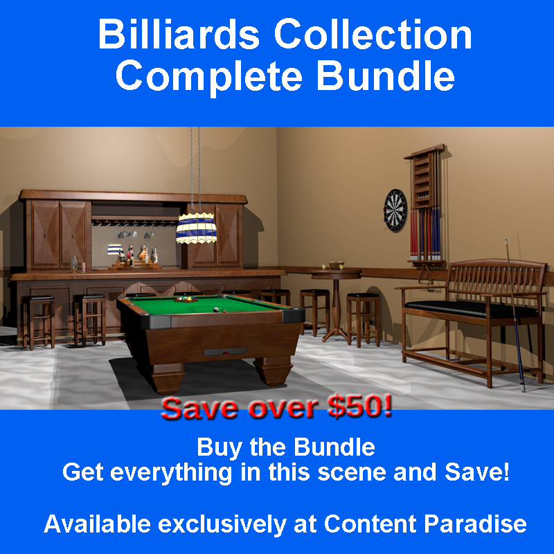 Billiard Pool Table Lamp by N/A