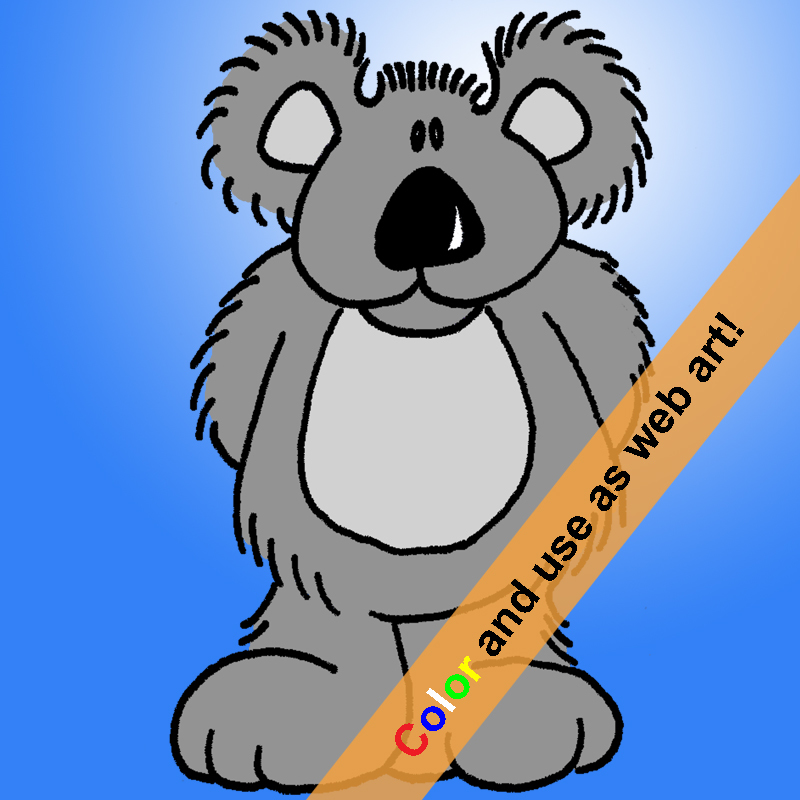 Whimsical Zoo Characters Line Art by N/A