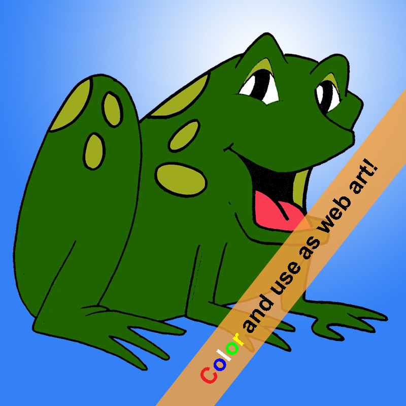 Whimsical Reptile Characters Line Art by N/A