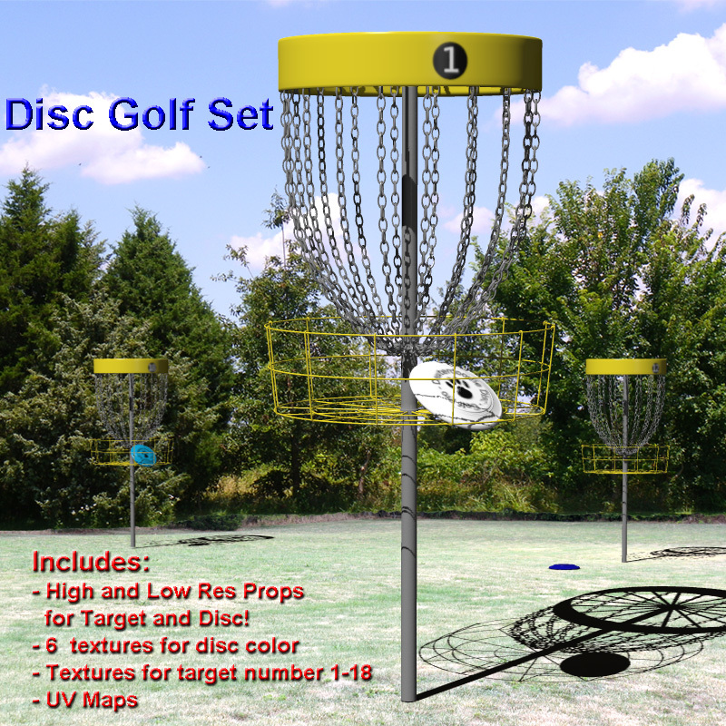 Outdoor Disc Golf Set by N/A