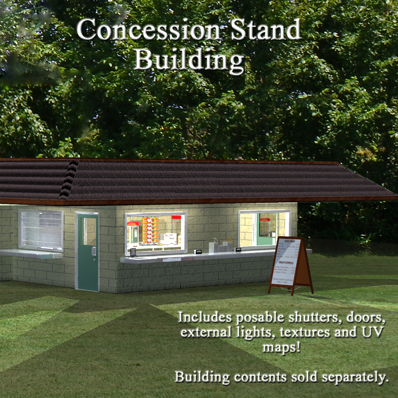 Concession Stand Building by N/A