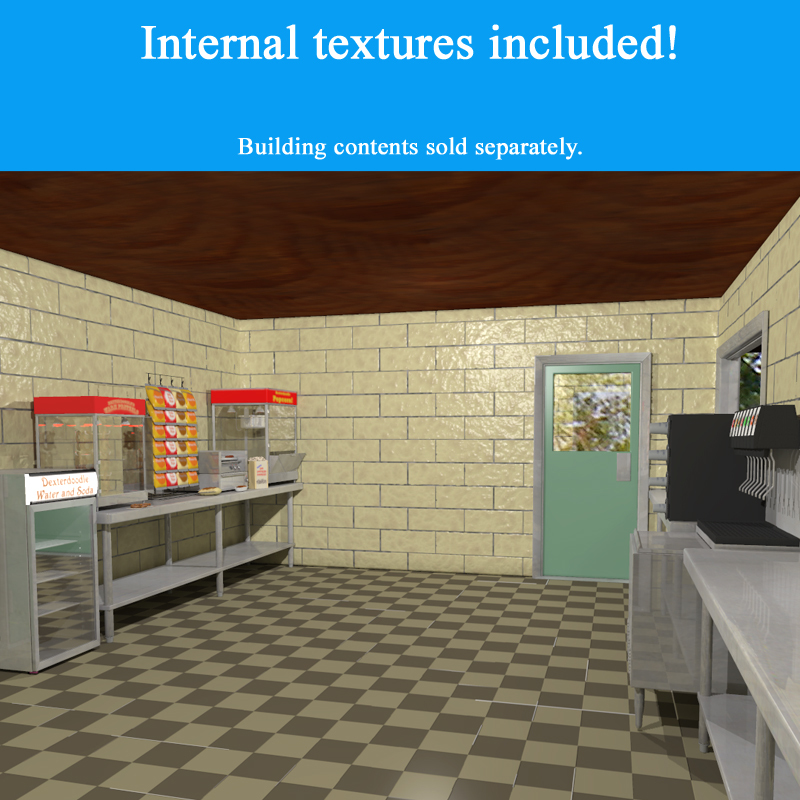 Concession Stand Building by N/A