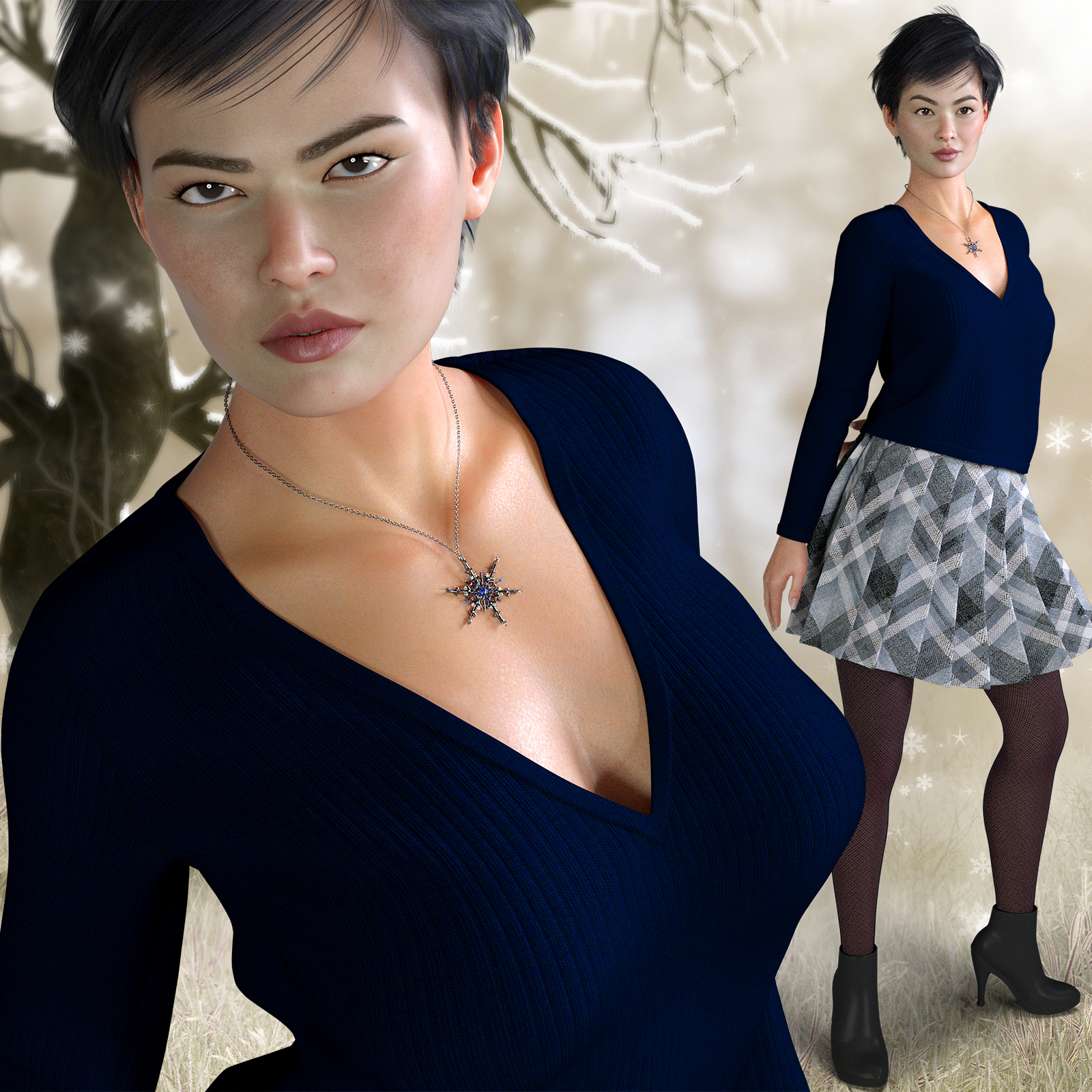 Winter Chill for Genesis 8 Females by N/A