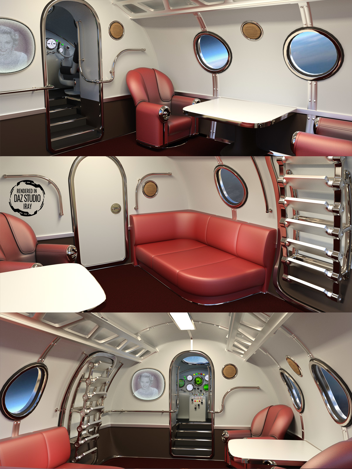 Pulp Sci-Fi Spaceship by N/A