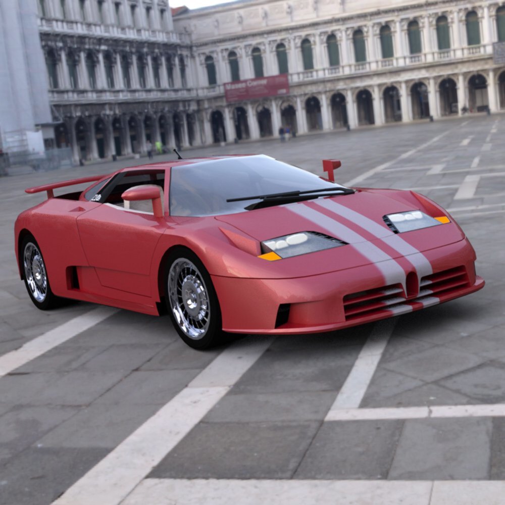 Bugatti EB 110 - for DAZ Studio by N/A