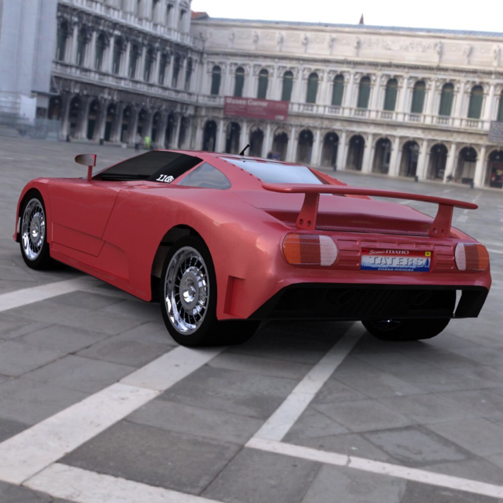 Bugatti EB 110 - for DAZ Studio by N/A
