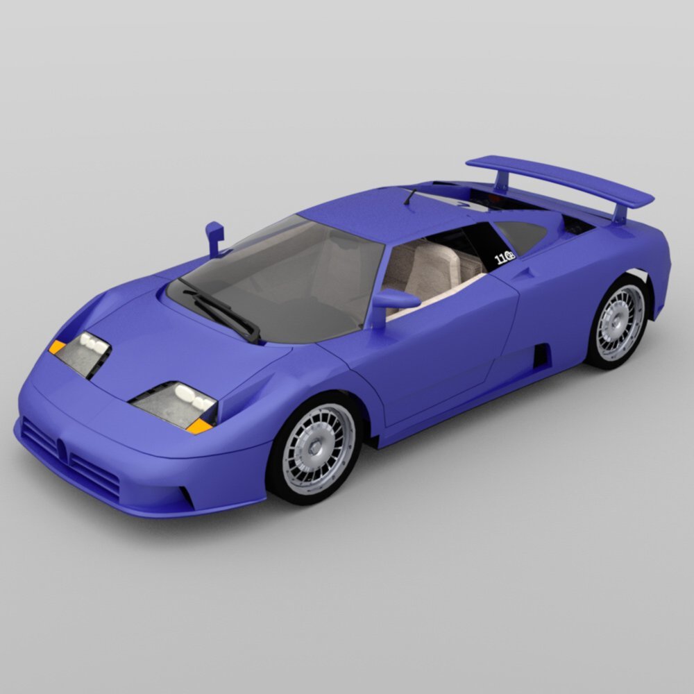 Bugatti EB 110 - for DAZ Studio by N/A