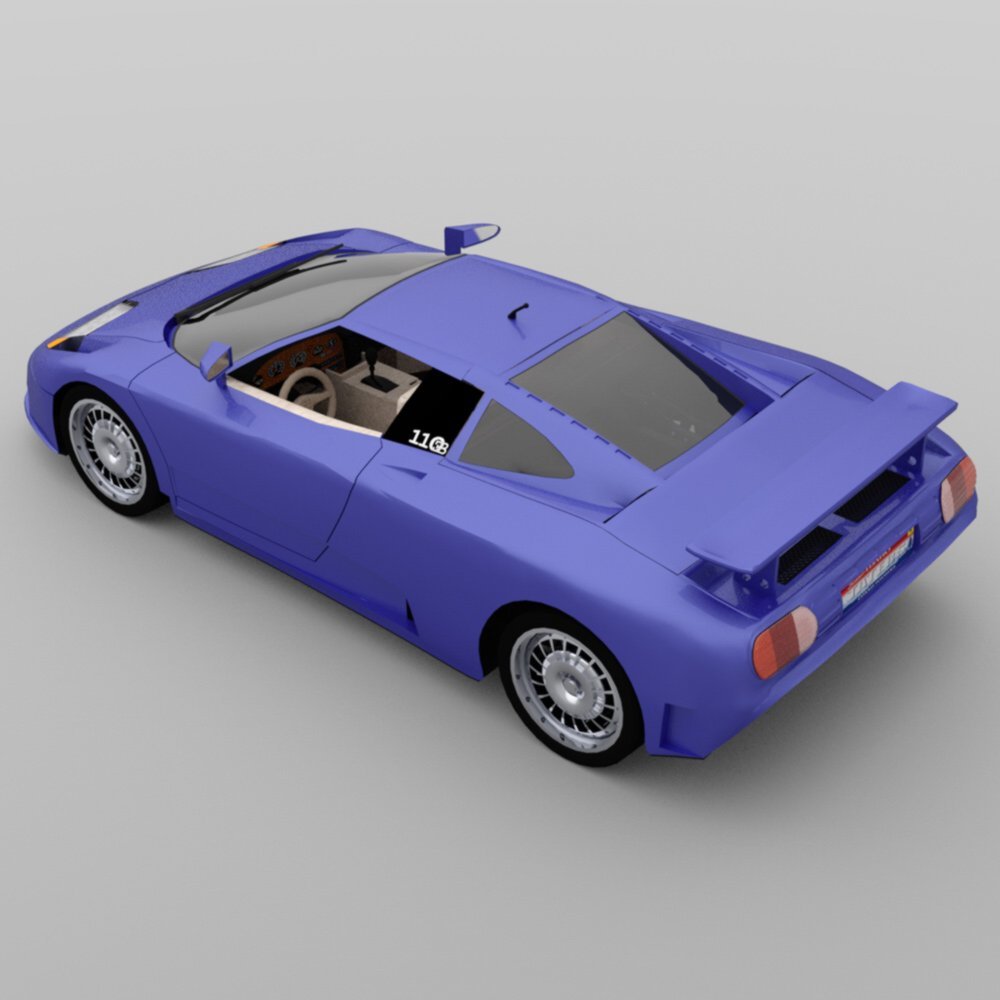 Bugatti EB 110 - for DAZ Studio by N/A