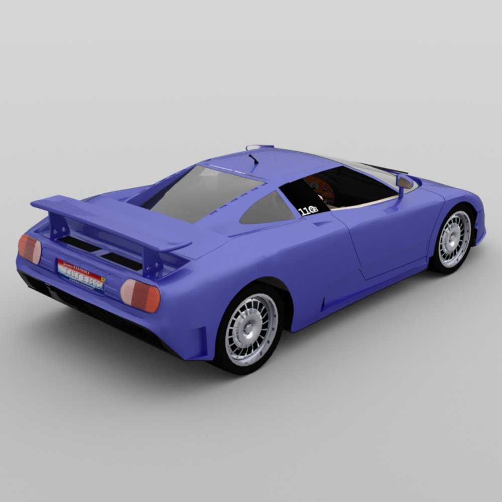 Bugatti EB 110 - for DAZ Studio by N/A