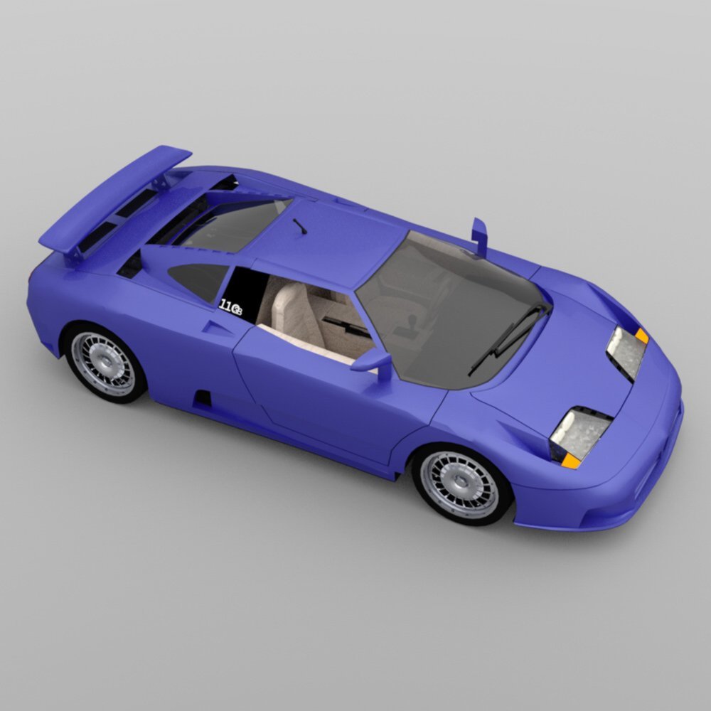 Bugatti EB 110 - for DAZ Studio by N/A