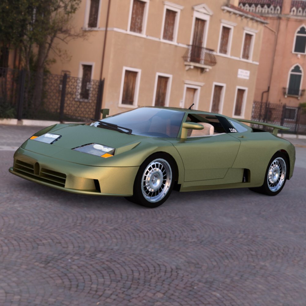 Bugatti EB 110 - for DAZ Studio by N/A