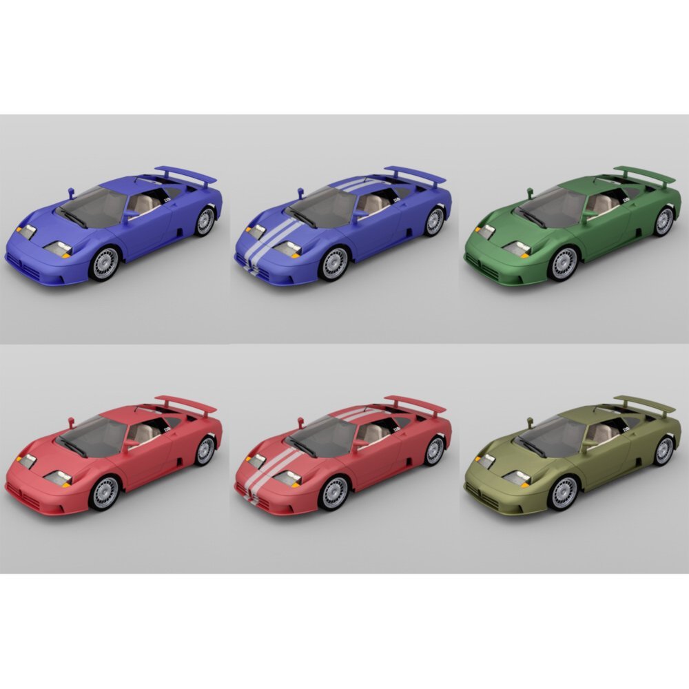 Bugatti EB 110 - for DAZ Studio by N/A