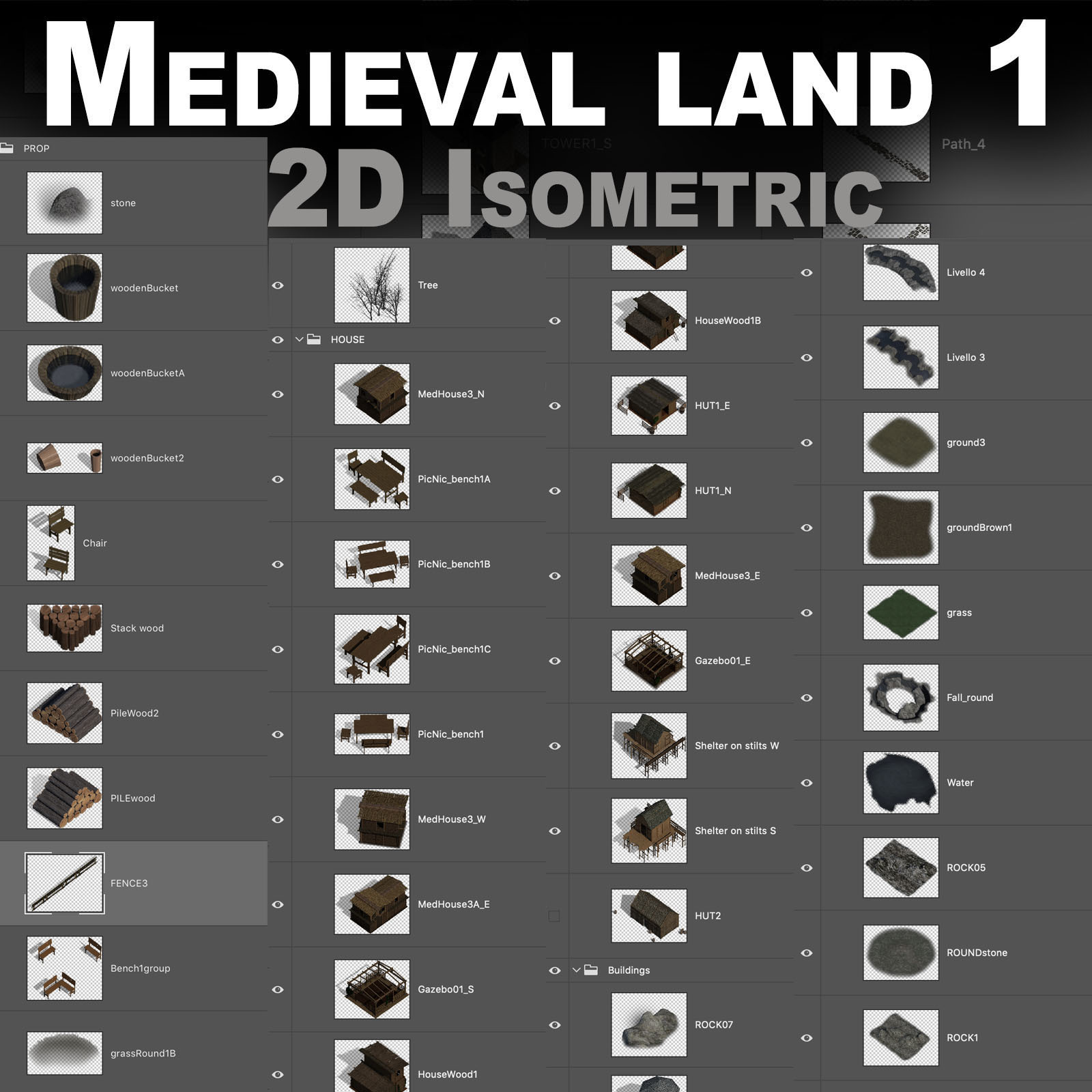 Medieval land 1 Isometric 5000x3000 by N/A
