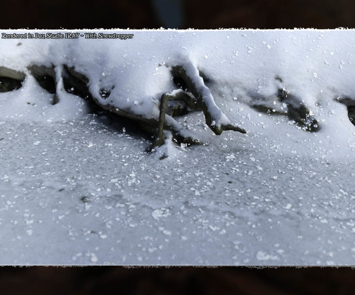 3D Scenery: Frozen Natural Riverbank by N/A