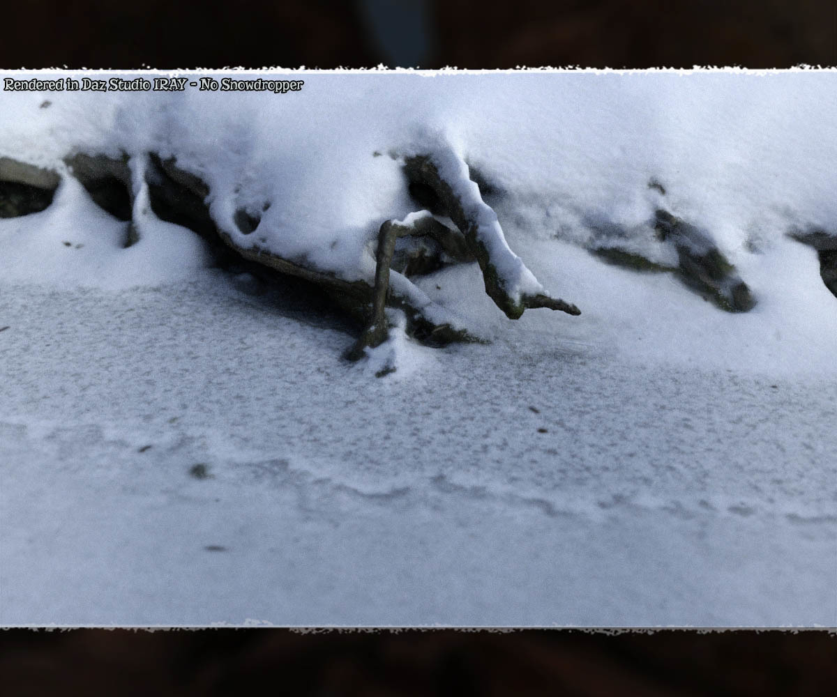 3D Scenery: Frozen Natural Riverbank by N/A