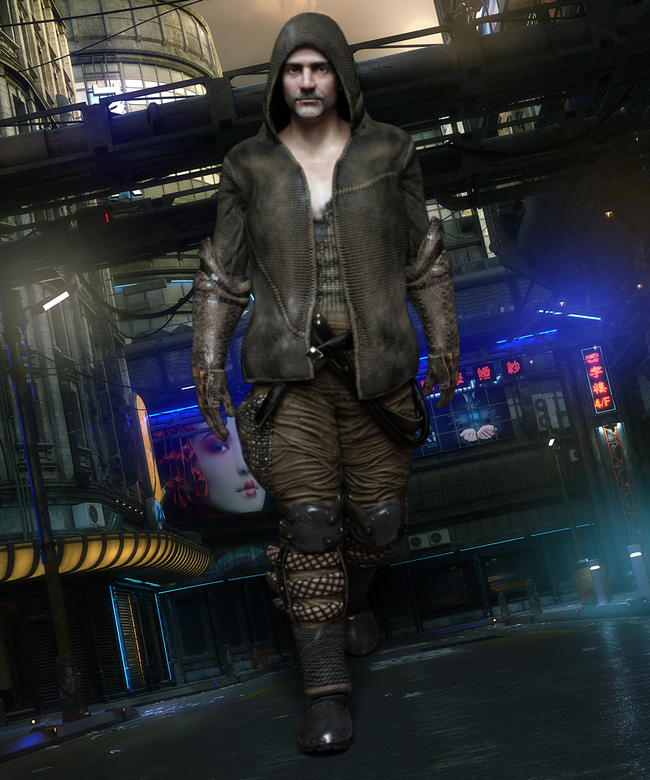 Outlanders: The Runner - For DS & Genesis8 Male by N/A