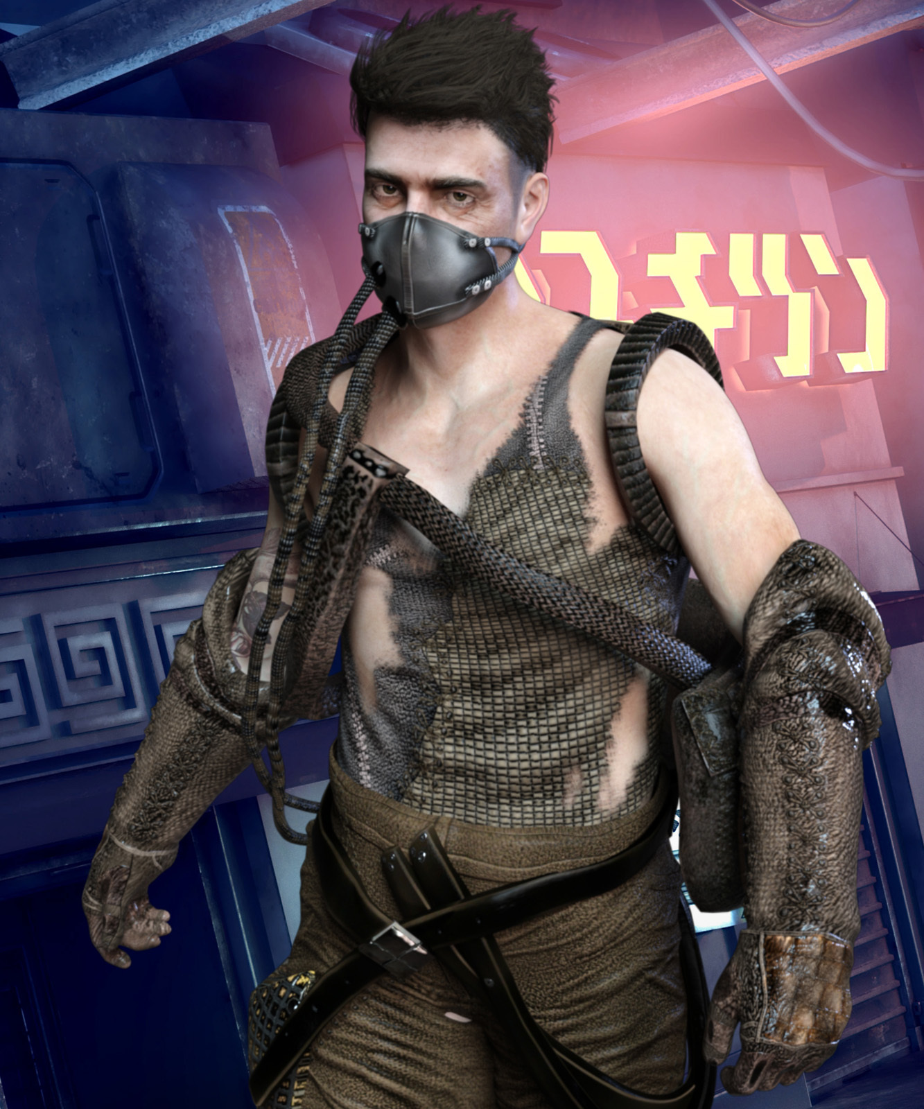 Outlanders: The Runner - For DS & Genesis8 Male by N/A