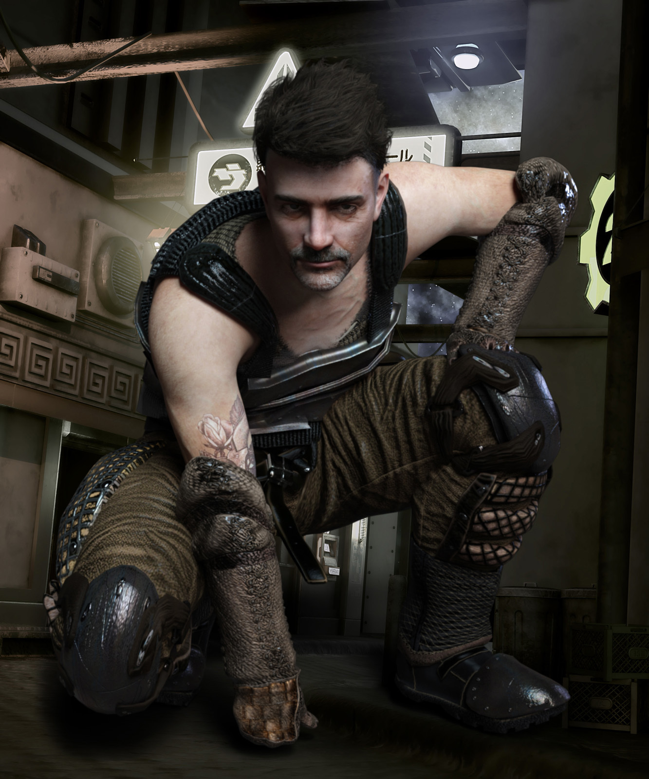 Outlanders: The Runner - For DS & Genesis8 Male by N/A
