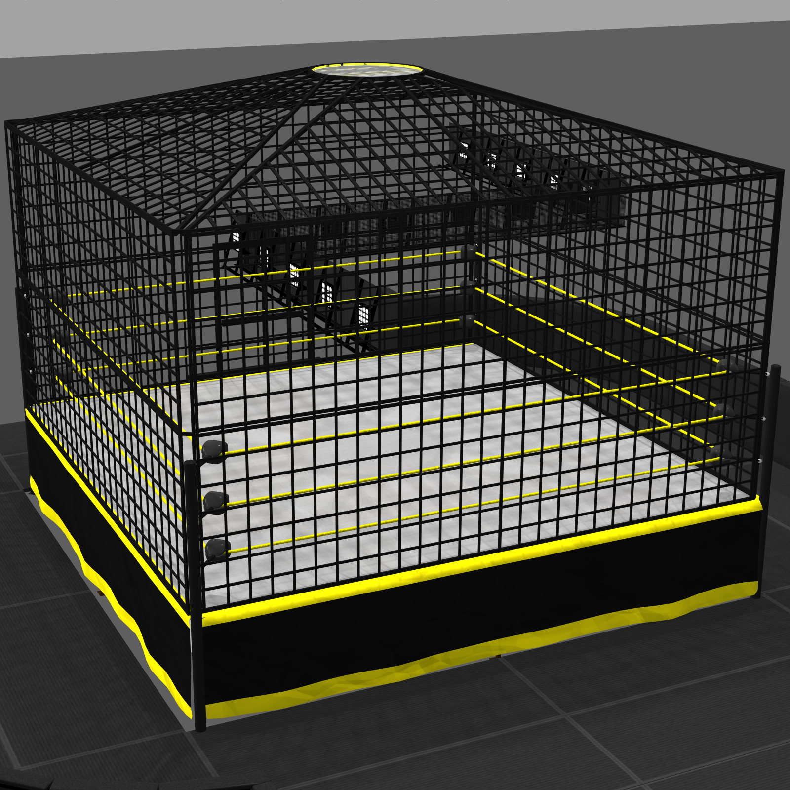 Cages for Dex's Wrestling Set (Poser 7+) by N/A