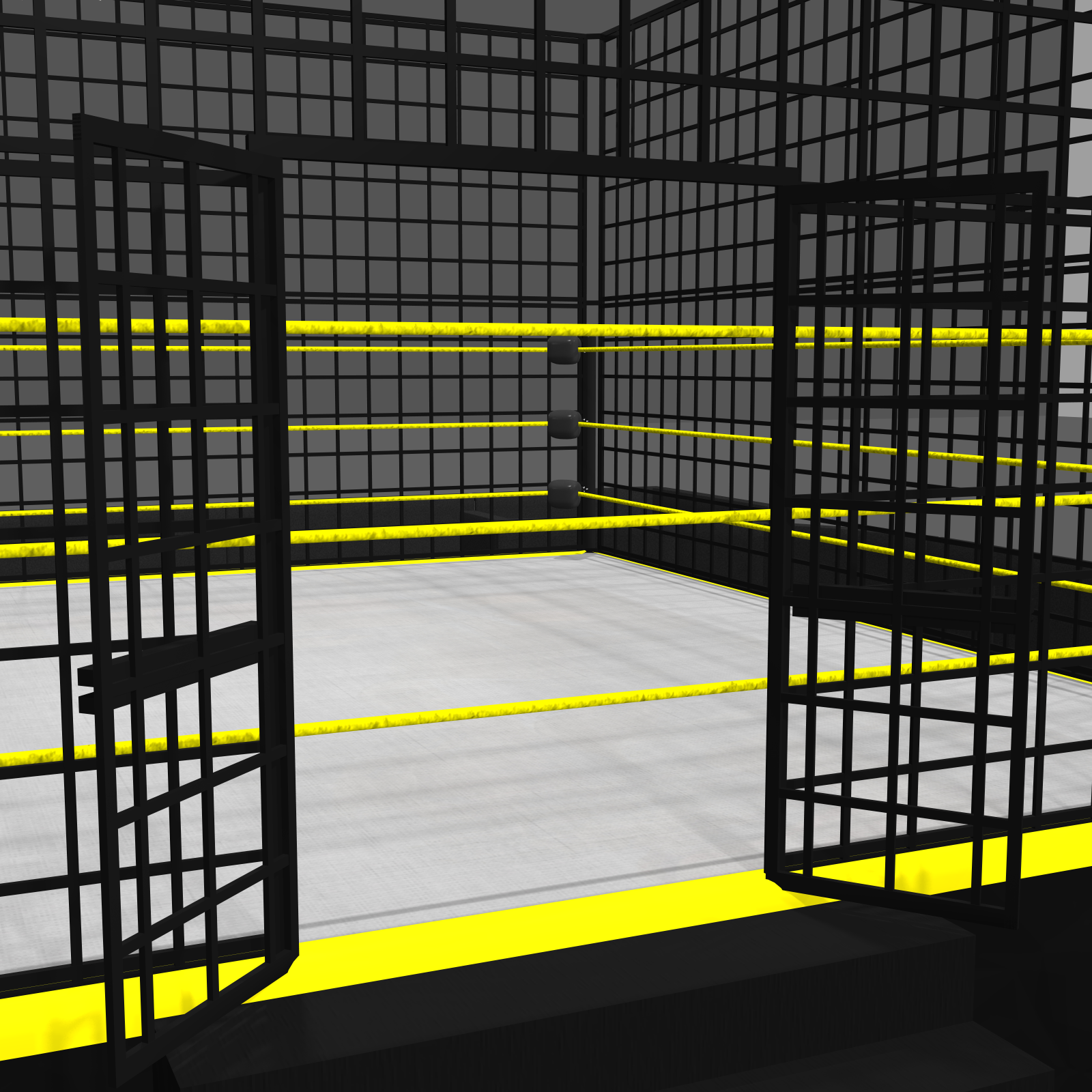 Cages for Dex's Wrestling Set (Poser 7+) by N/A