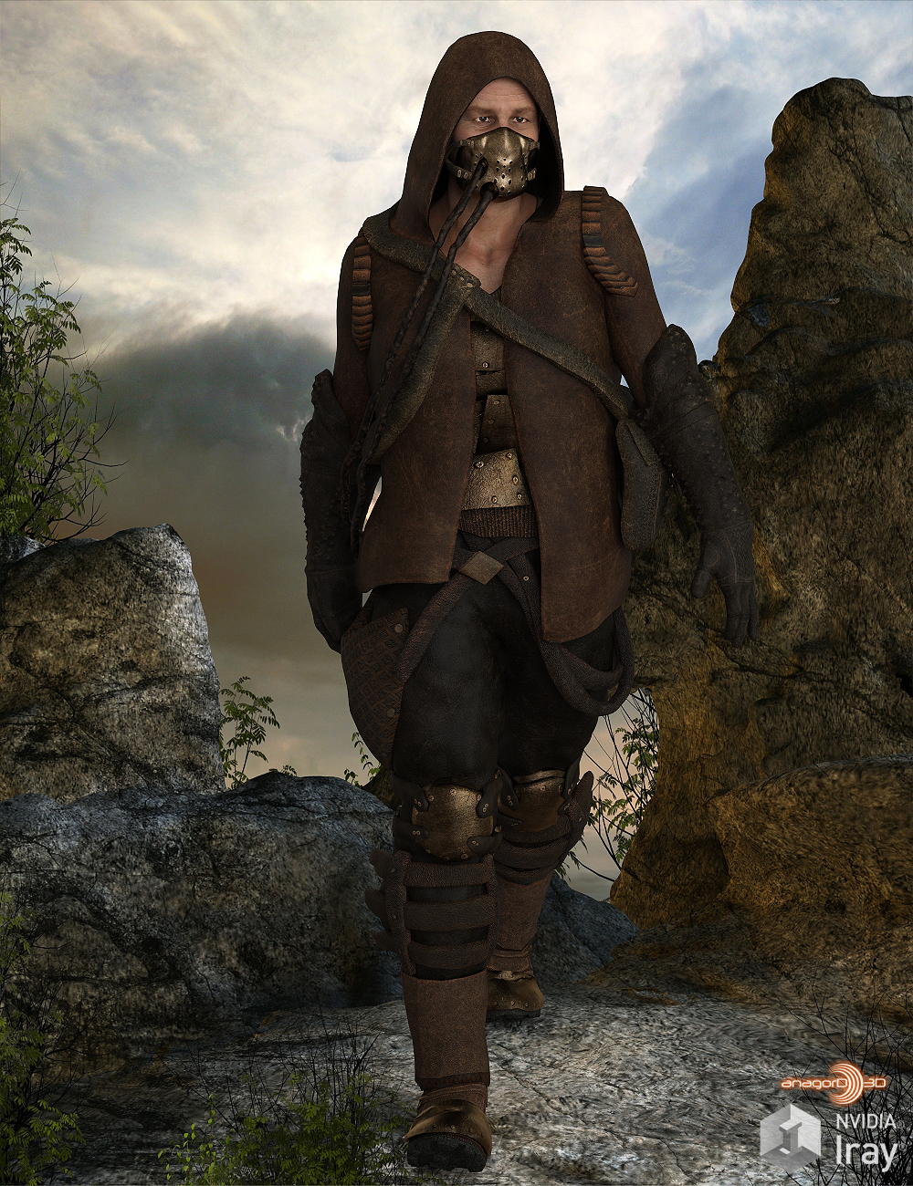 BLACKHAT - Outlanders: The Runner - For DS & Genesis8 Male by N/A