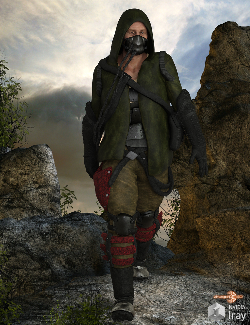 BLACKHAT - Outlanders: The Runner - For DS & Genesis8 Male by N/A