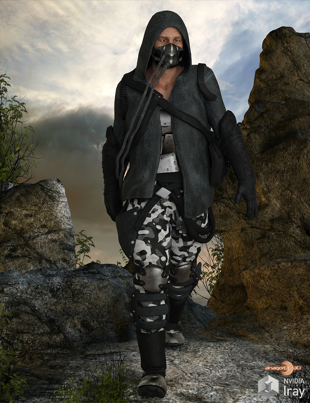 BLACKHAT - Outlanders: The Runner - For DS & Genesis8 Male by N/A