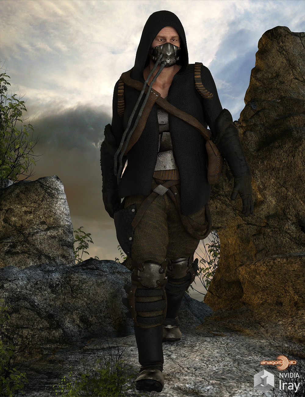 BLACKHAT - Outlanders: The Runner - For DS & Genesis8 Male by N/A
