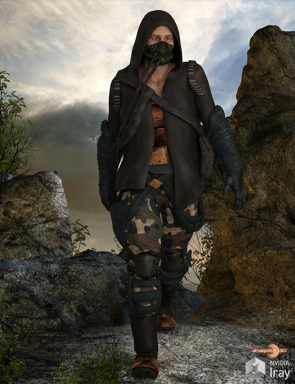 BLACKHAT - Outlanders: The Runner - For DS & Genesis8 Male by N/A
