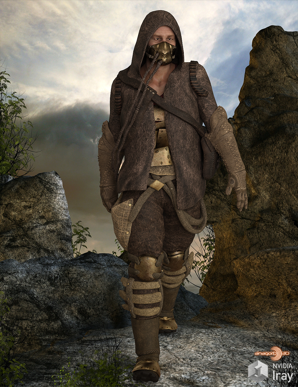 BLACKHAT - Outlanders: The Runner - For DS & Genesis8 Male by N/A