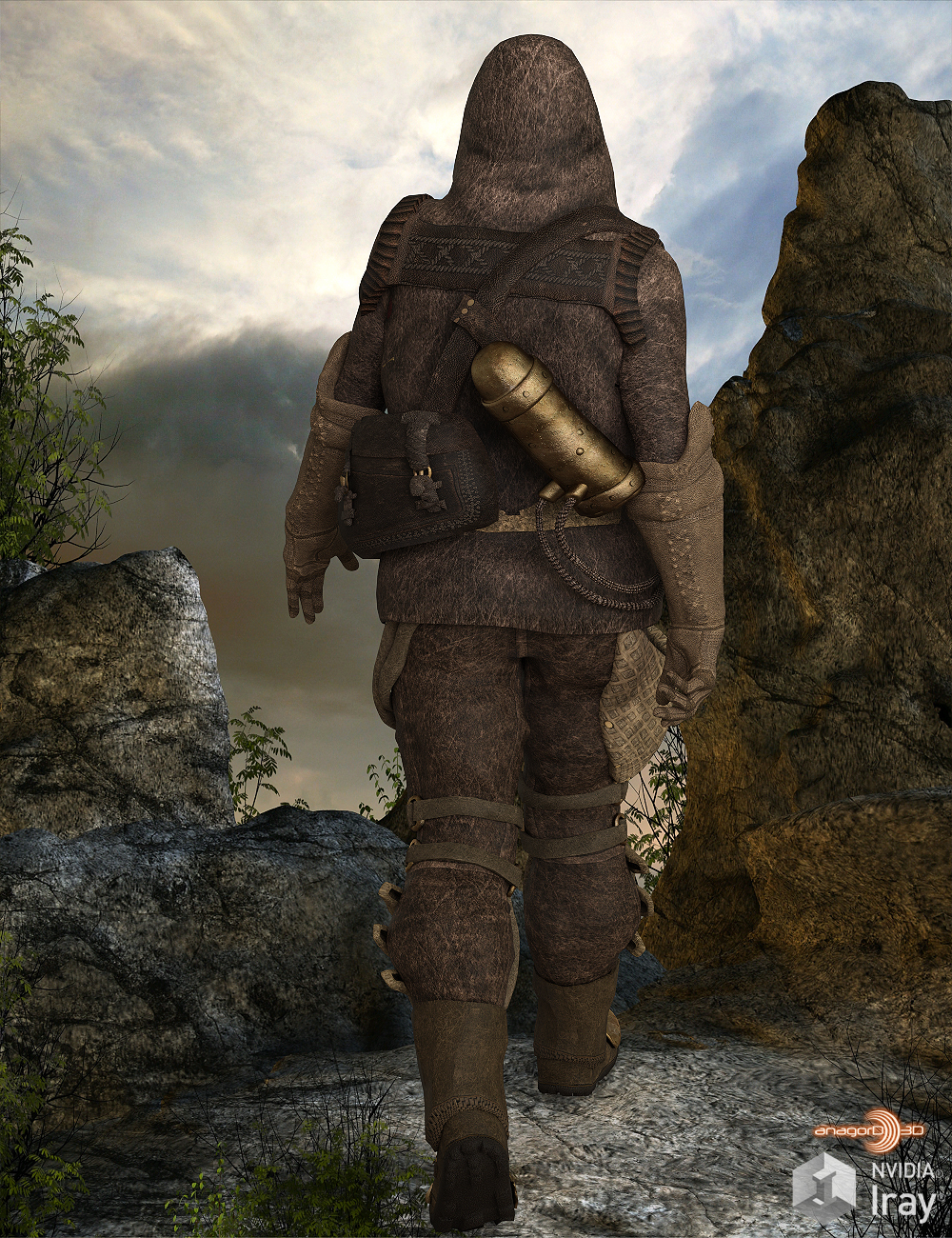 BLACKHAT - Outlanders: The Runner - For DS & Genesis8 Male by N/A