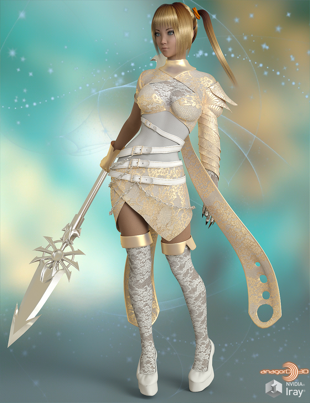 BLACKHAT - Kaiya outfit for g3f g8f by N/A