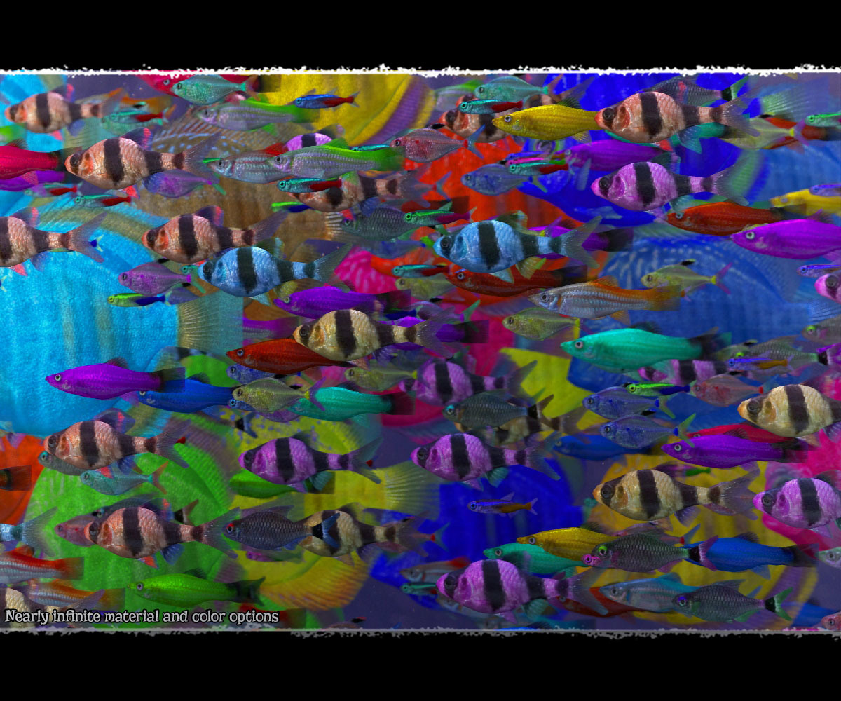 3D Underwater Fauna: Aquarium Fishes by N/A