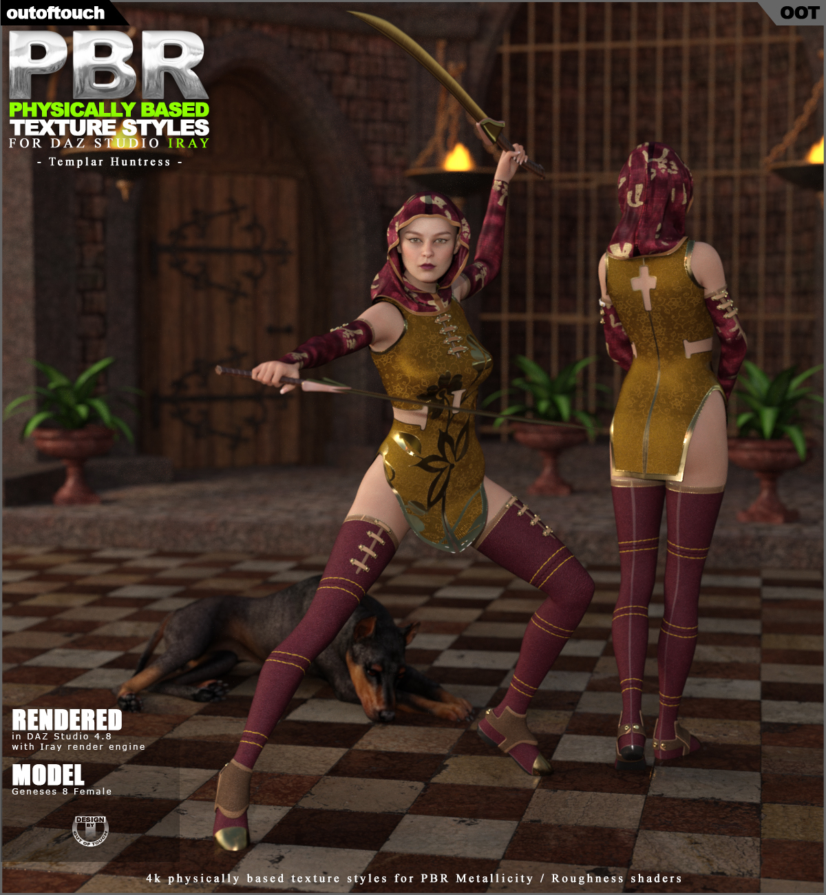OOT PBR Texture Styles for Templar Huntress by N/A