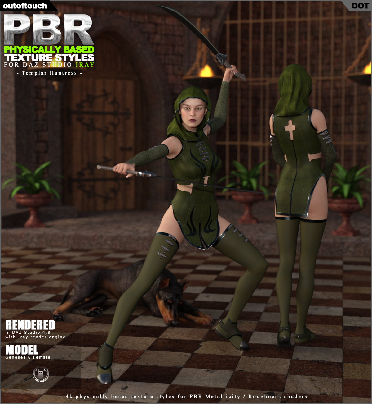 OOT PBR Texture Styles for Templar Huntress by N/A