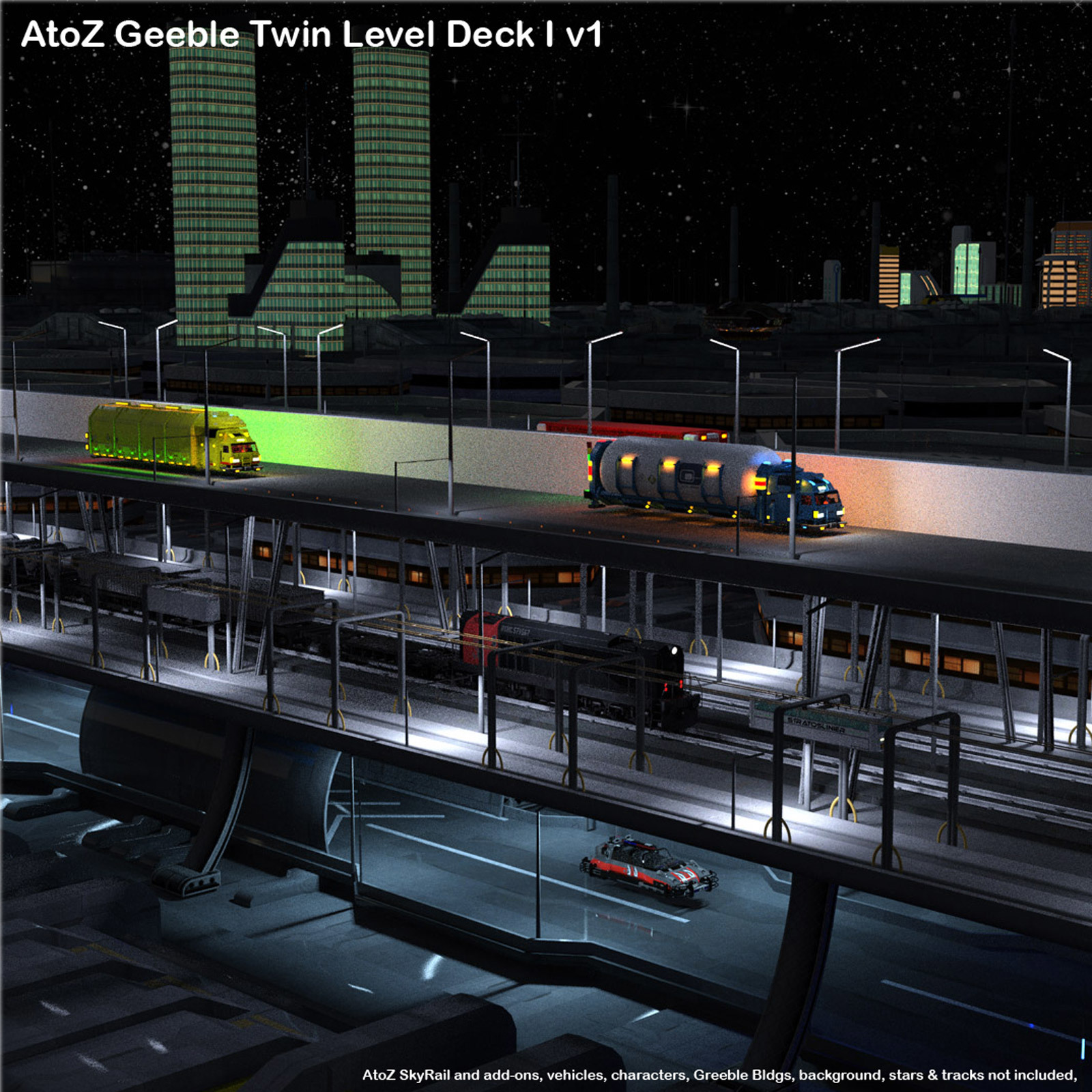 AtoZ Geeble Elevated Twin Deck I v1 by N/A