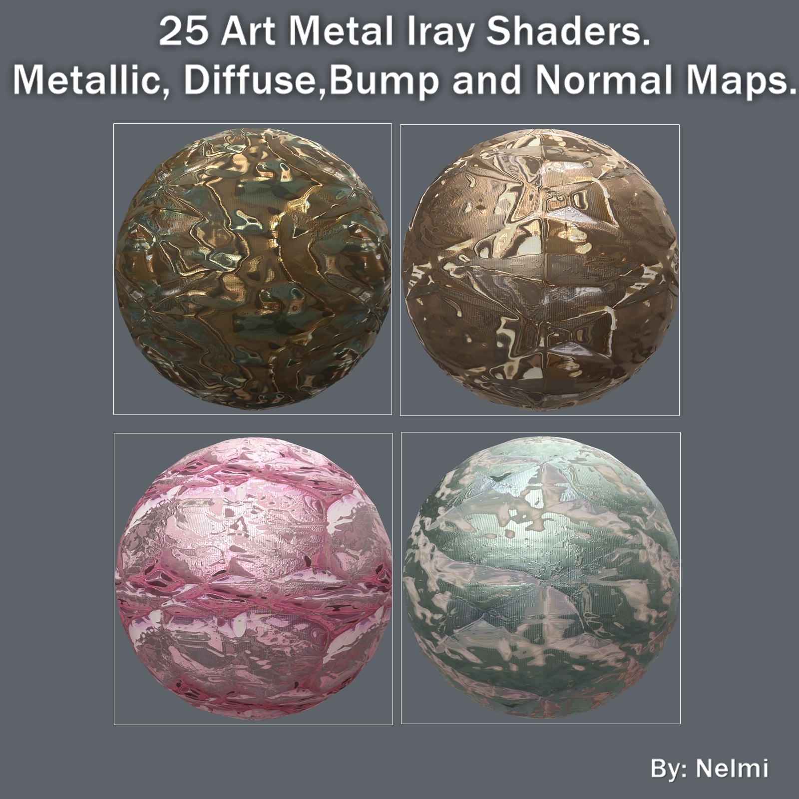 Art Metal Iray Shaders by N/A