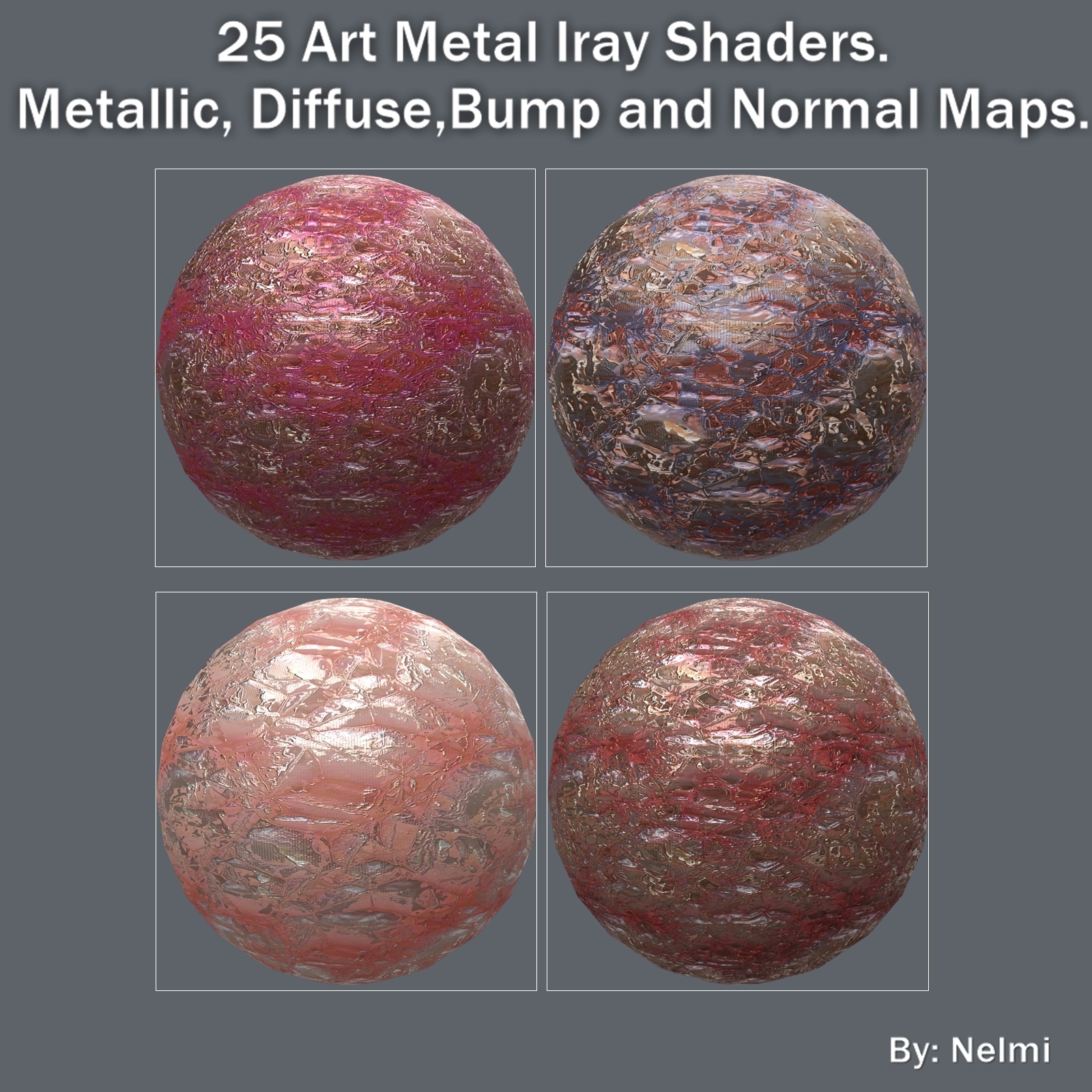 Art Metal Iray Shaders by N/A